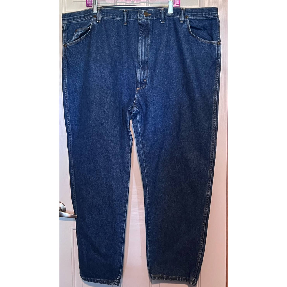 Wrangler Authentic Jeans Men's Size 50x30 x 15" Rise 28" Inseam x 23 1/2" Waist